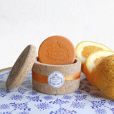 Cork Jewelry Box with 2 Orange Soaps (50gr)